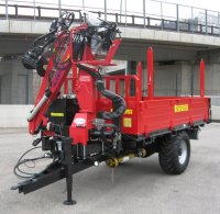 TE 60L - Rimorchio forestale con caricatore legname